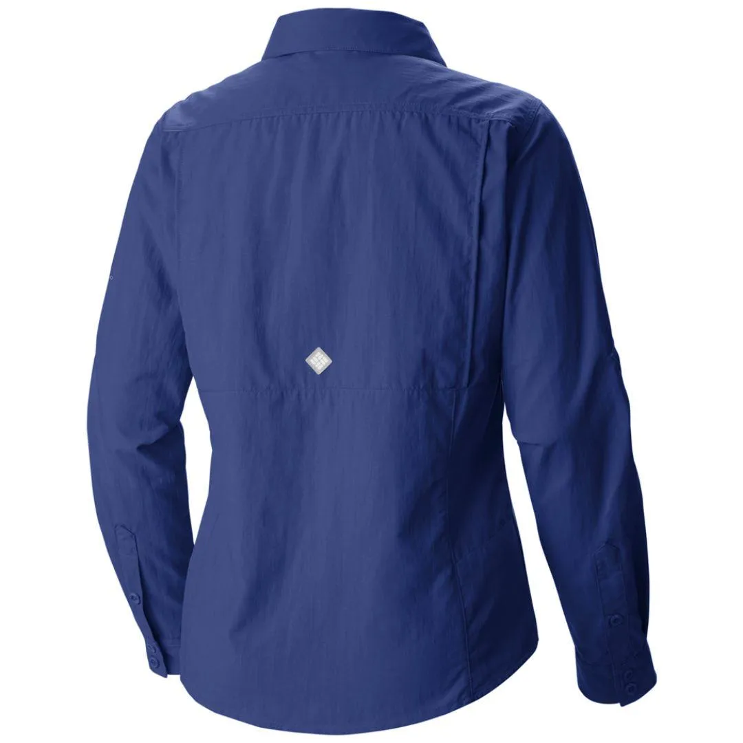 Columbia Women Purple Cascades Explorer Long Sleeve Shirt
