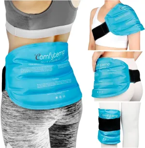 Comfytemp Large Ice Packs for Injuries Reusable Gel Ice Bag for Back Pain Relief, FSA HSA Eligible, Cold Pack Wrap for Lower Back, Shoulder, Knee, Hip, Cold Compression for Surgery, Swelling, Bruises