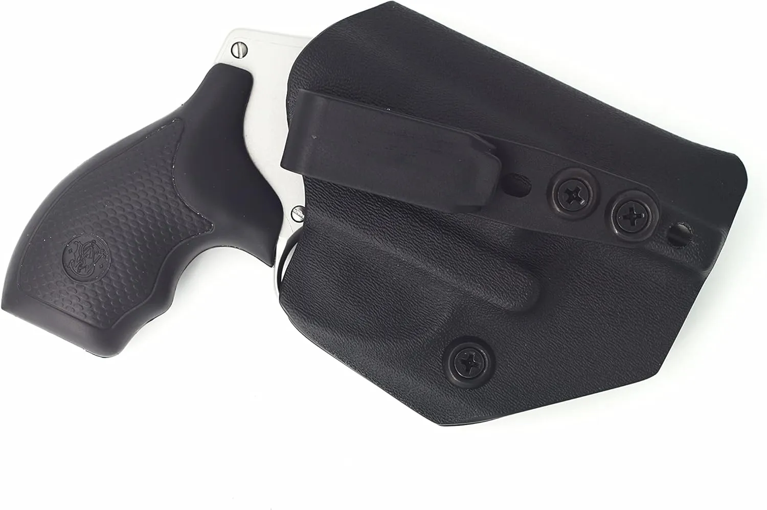 Compatable with J Frame 5 Shot 642/442 38 Special .38 Ambidextrous IWB Kydex Holster Inside Waistband Carry Holster Made in USA by Fast Draw USA