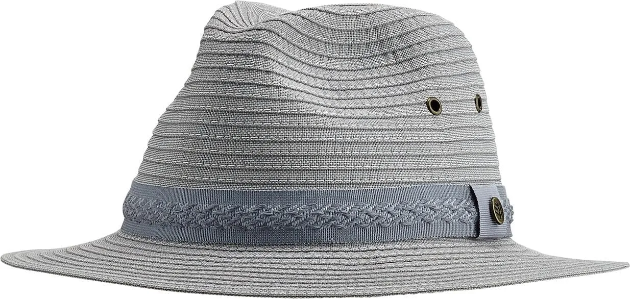Coolibar UPF 50  Men's Holden Packable Travel Fedora - Sun Protective