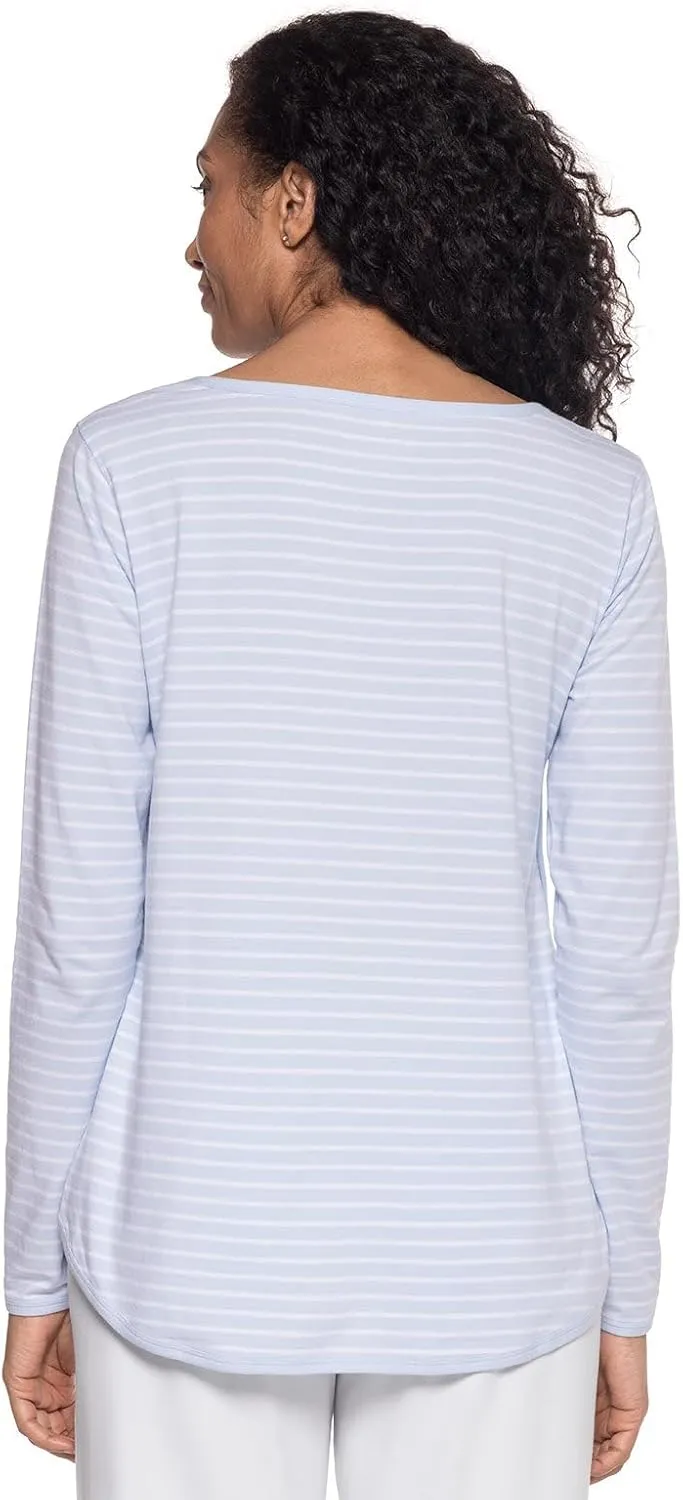 Coolibar UPF 50  Women's Heyday Side Split Shirt - Sun Protective