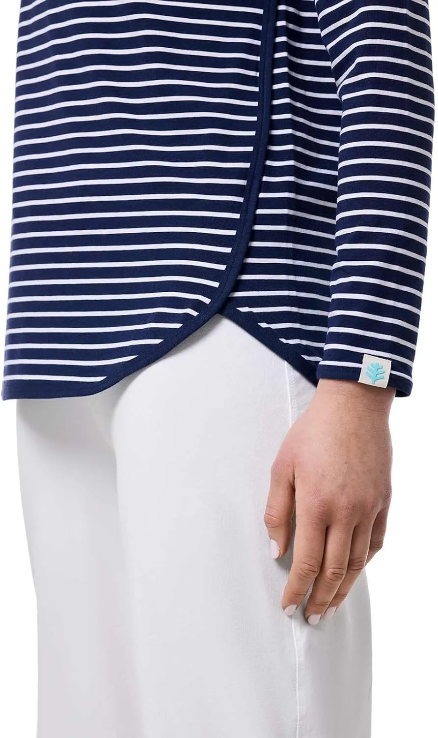 Coolibar UPF 50  Women's Heyday Side Split Shirt - Sun Protective