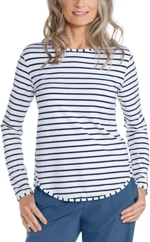 Coolibar UPF 50  Women's Heyday Side Split Shirt - Sun Protective