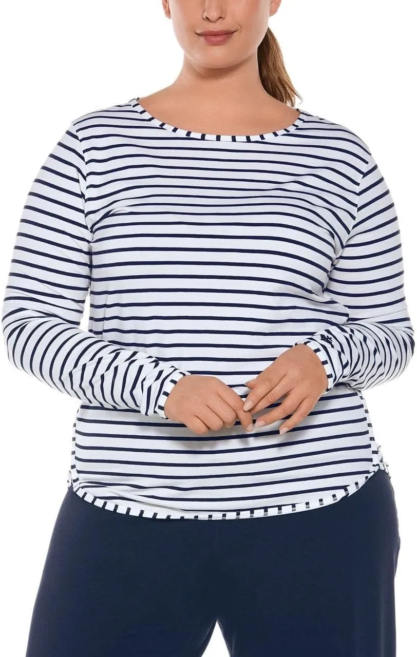 Coolibar UPF 50  Women's Heyday Side Split Shirt - Sun Protective