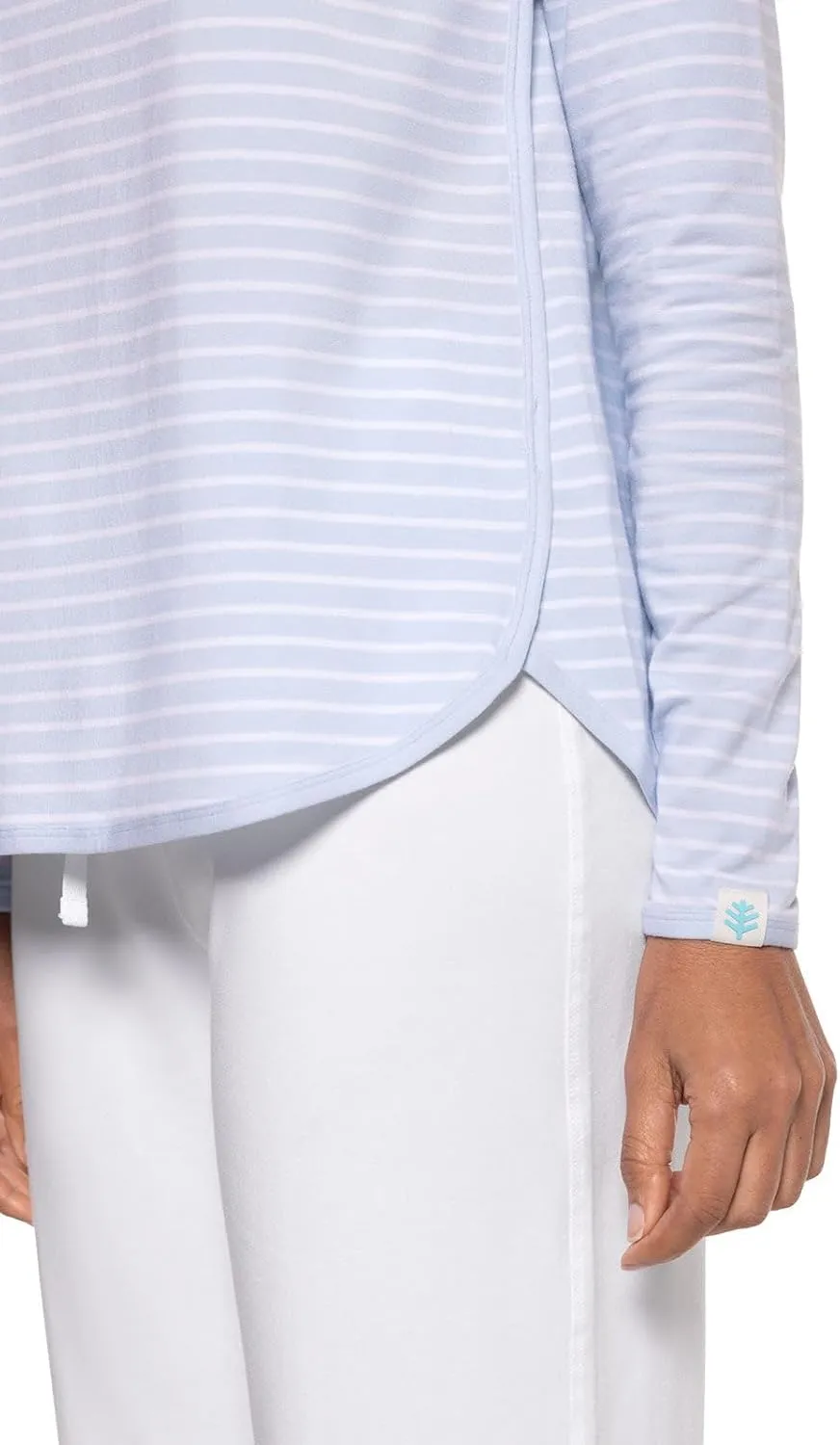 Coolibar UPF 50  Women's Heyday Side Split Shirt - Sun Protective