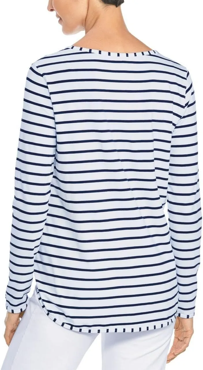 Coolibar UPF 50  Women's Heyday Side Split Shirt - Sun Protective