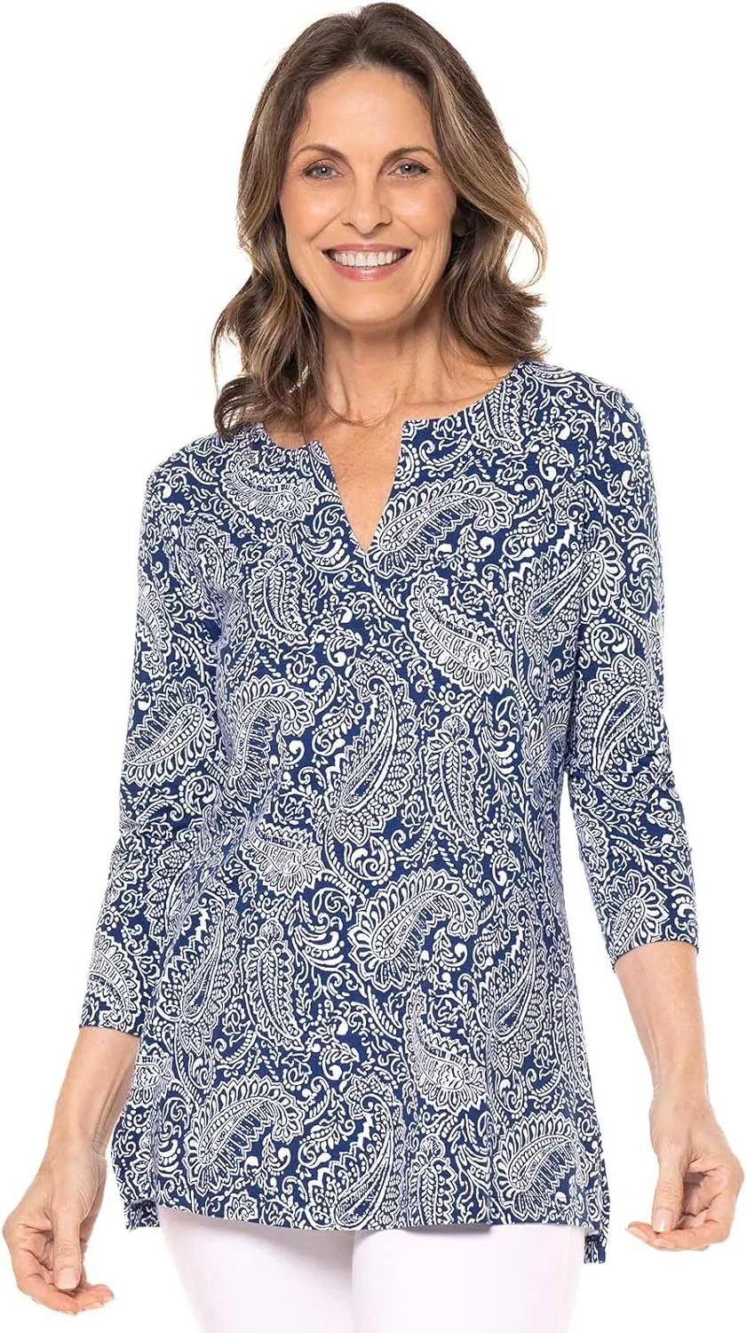 Coolibar UPF 50  Women's St. Lucia Tunic Top - Sun Protective