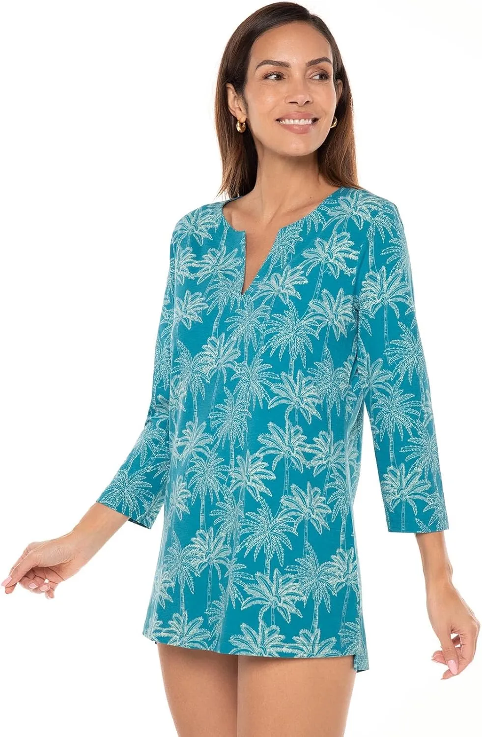 Coolibar UPF 50  Women's St. Lucia Tunic Top - Sun Protective