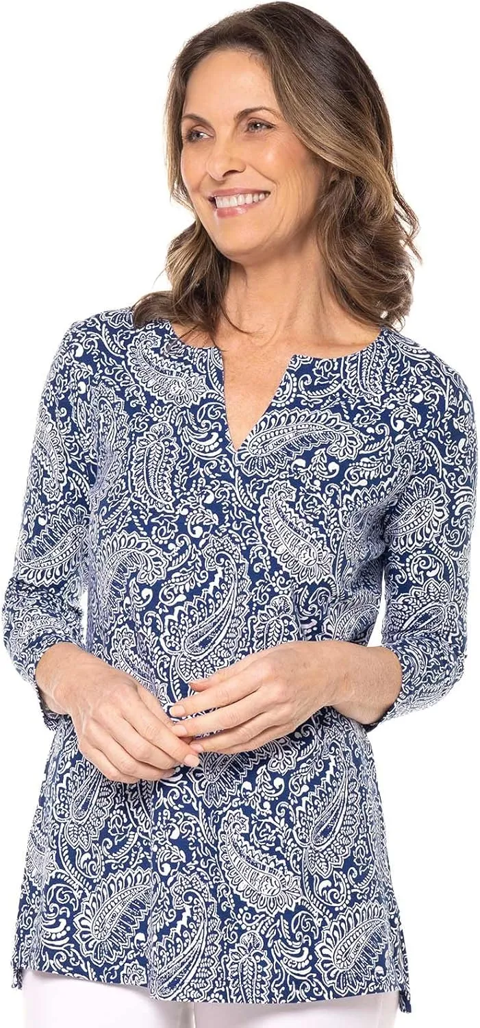 Coolibar UPF 50  Women's St. Lucia Tunic Top - Sun Protective