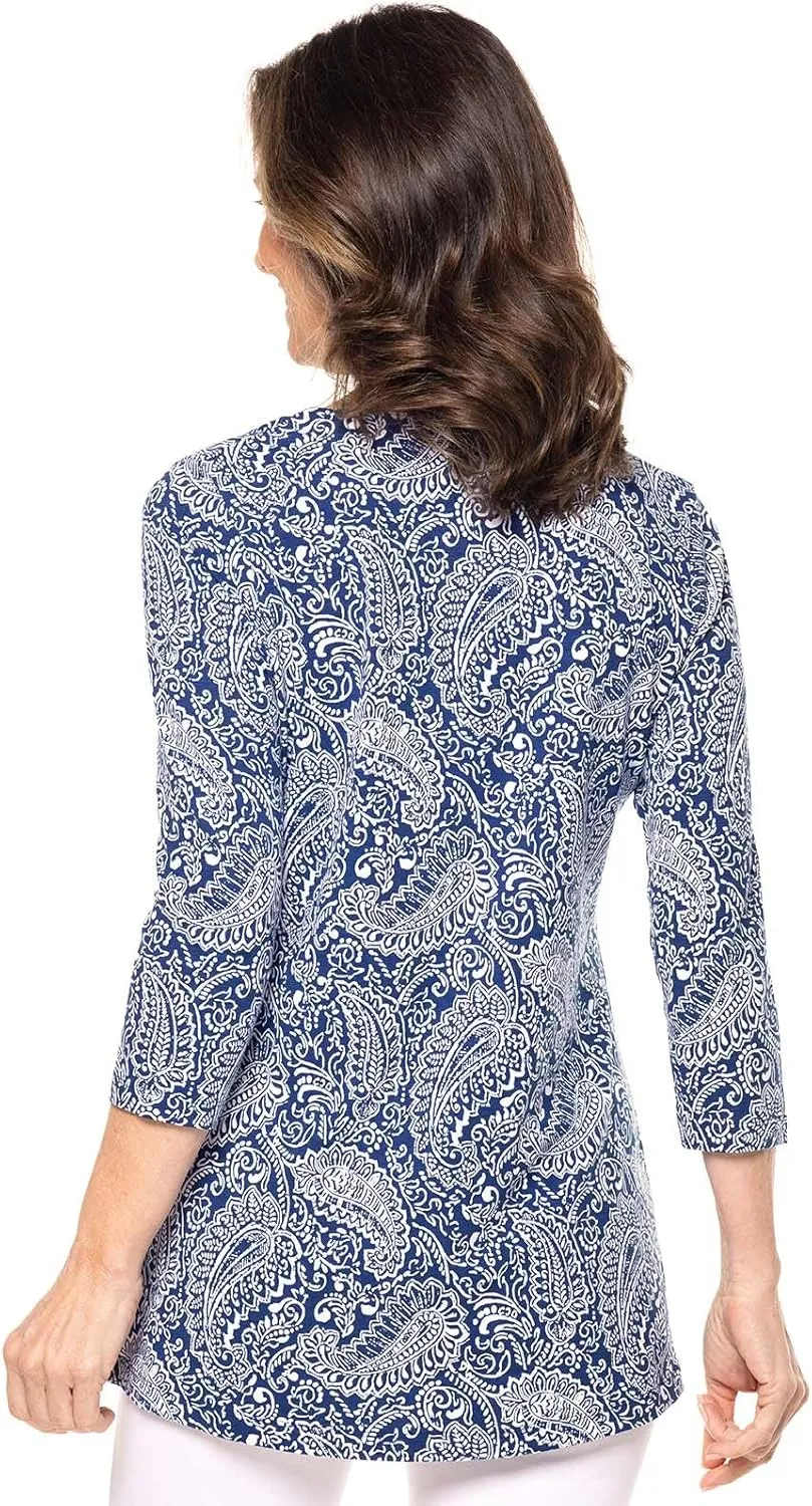 Coolibar UPF 50  Women's St. Lucia Tunic Top - Sun Protective