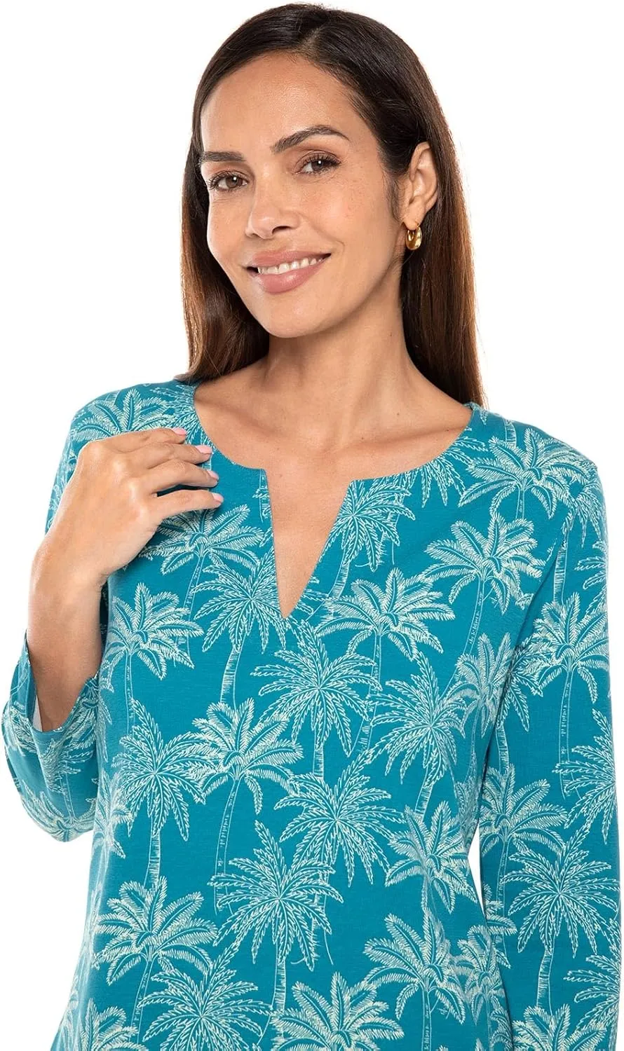 Coolibar UPF 50  Women's St. Lucia Tunic Top - Sun Protective