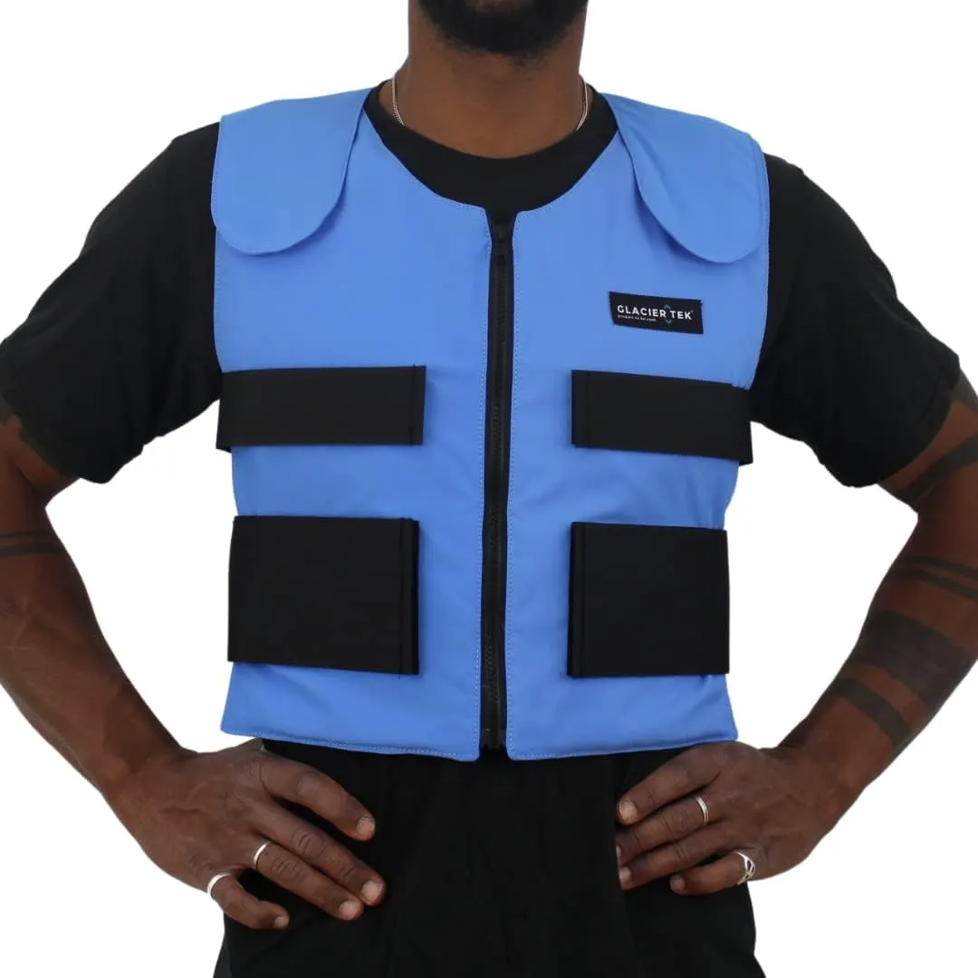 Cooling Vest for Men and Women with 8 Cooling Packs Plus Booster Set-Maintains 59ºF for up to 2.5 Hours