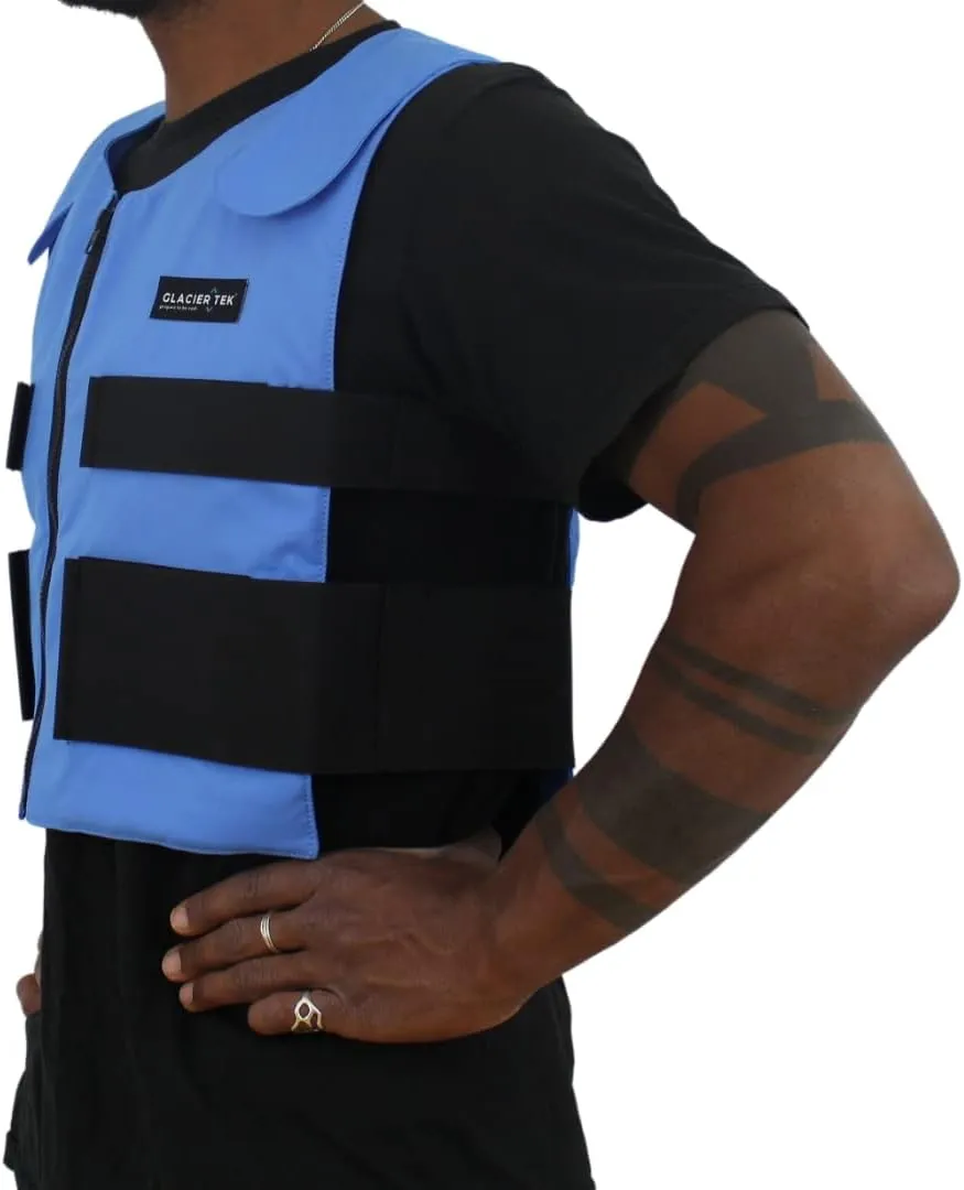 Cooling Vest for Men and Women with 8 Cooling Packs Plus Booster Set-Maintains 59ºF for up to 2.5 Hours