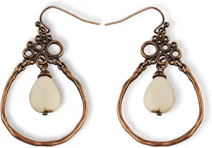 Country Western Earrings for Women, Teenagers - Boho Festival Accessories Filigree Geometric Dangling Silver Turquoise Teardrop Earring Set