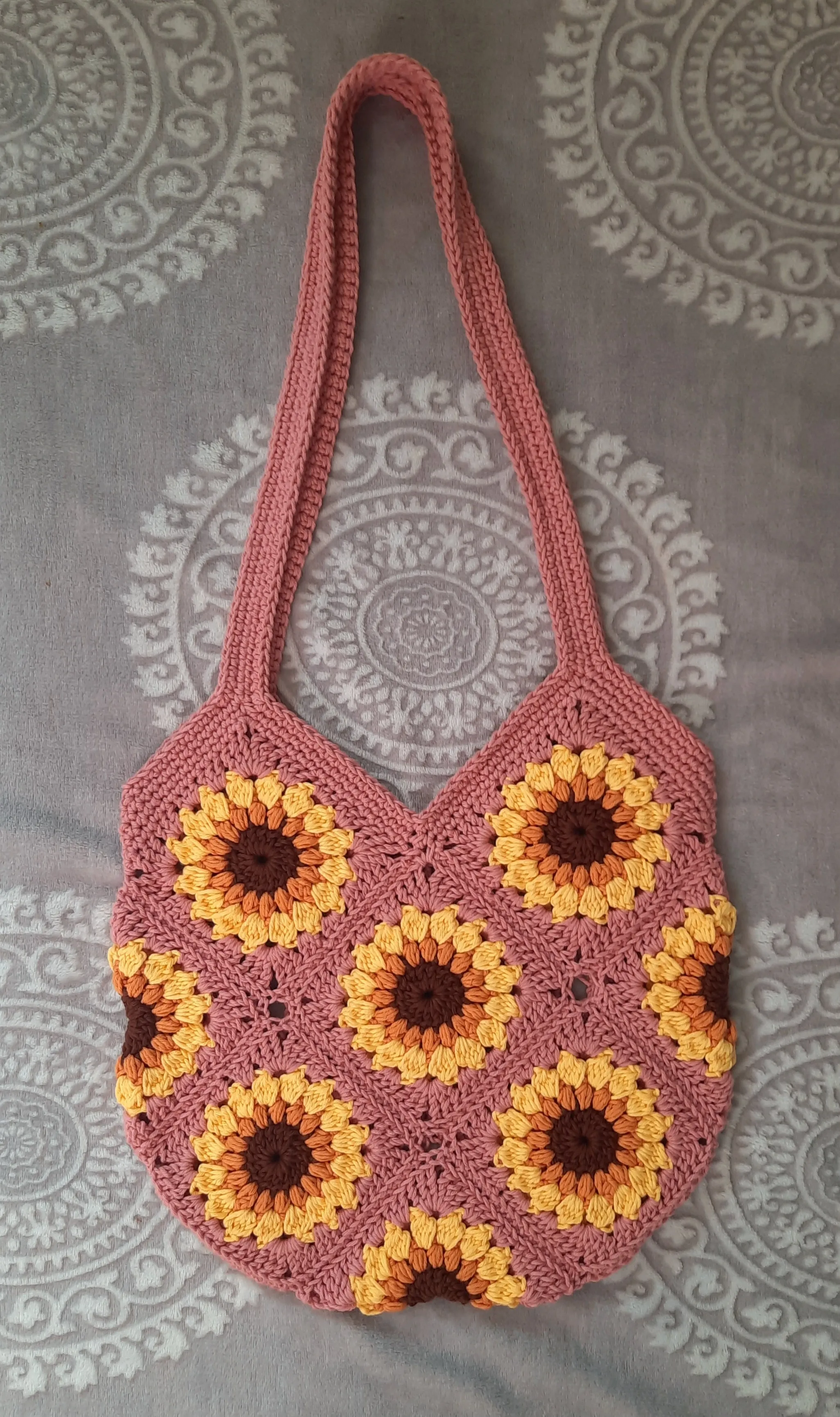 Crochet bag - Sunburst COTTON