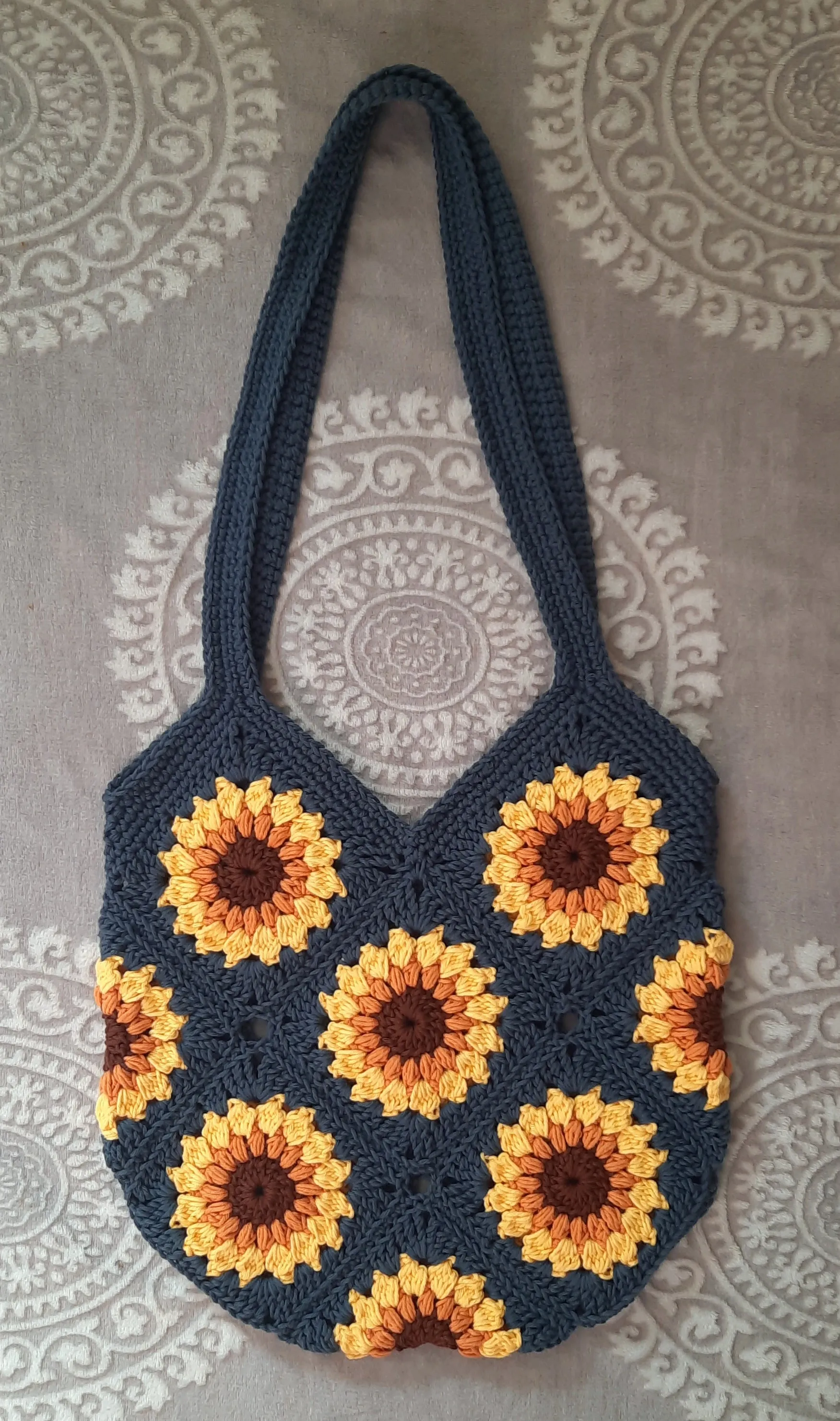 Crochet bag - Sunburst COTTON