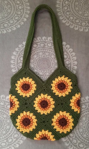 Crochet bag - Sunburst COTTON
