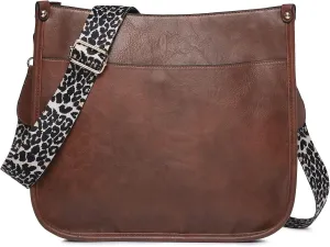 Crossbody Bag for Women Fashion Messenger Bag Shoulder Bag Multi-Pocket Leather Bags Removable Shoulder Strap