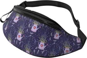 Crossbody Bags For Women Men - Lavender Flowers Love Kettle Fanny Packs For Women Cross Body, Cross Body Bag Mens