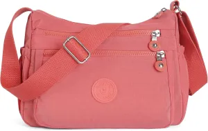 Crossbody Bags for Women Waterproof Tote Bag Casual Nylon Purse Handbag RFID Lightweight Messenger Bag
