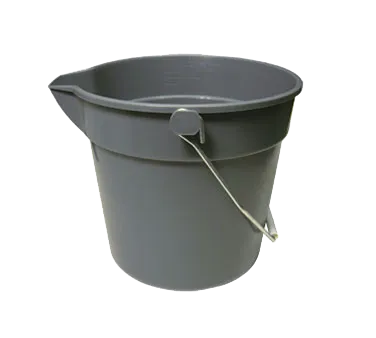 Crown Brands UPP-10 Update International™ - Utility Pail, 10 quart, 11-1/4" x 10-1/4", heavy-duty, gray