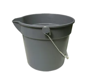 Crown Brands UPP-10 Update International™ - Utility Pail, 10 quart, 11-1/4" x 10-1/4", heavy-duty, gray