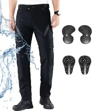 CTBQiTom Motorcycle Pants Water Resistant Breathable Motocross Dirt Bike Dual Sport CE Armored Riding