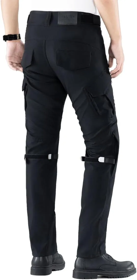 CTBQiTom Motorcycle Pants Water Resistant Breathable Motocross Dirt Bike Dual Sport CE Armored Riding