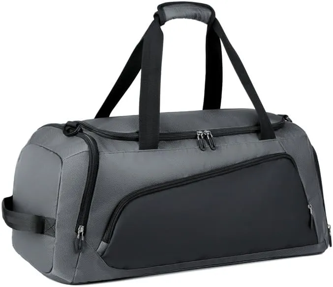 Custom Gym Bag With Shoe Compartment&Wet Pocket,Sports Travel Duffel Bag,Water Resistant Sports Gym Tote Bag Swimming Yoga