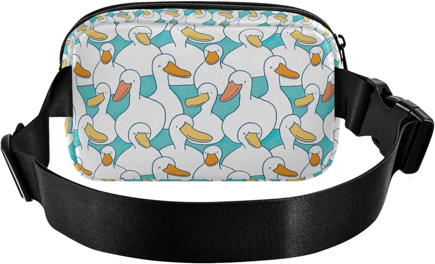 Customized Cartoon Duck Cute Fanny Packs Women Waterproof Belt Bags Hip Pack Hiking Travel Waist Bag