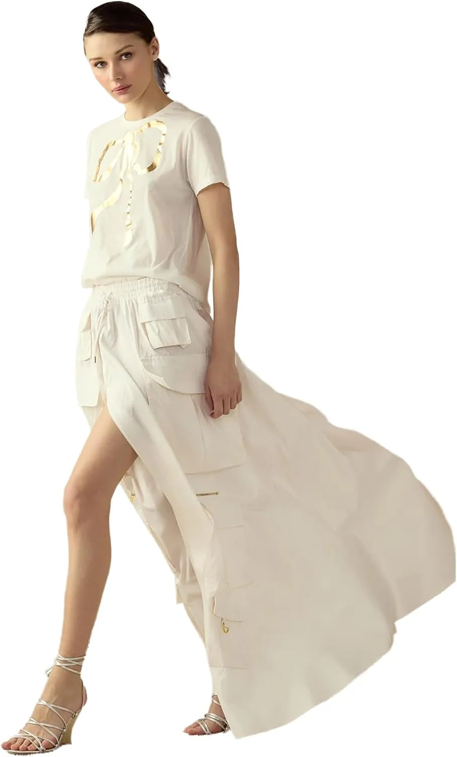 Cynthia Rowley Taffeta Cargo Skirt