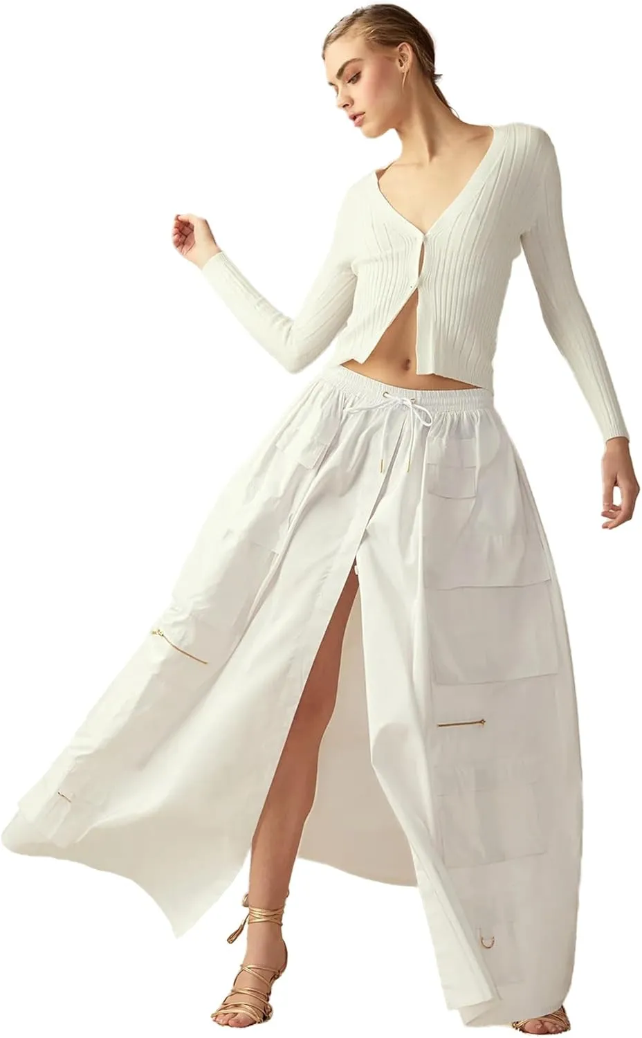 Cynthia Rowley Taffeta Cargo Skirt