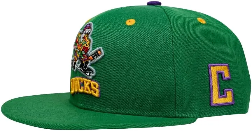 D-5 Mighty Ducks Adjustable Snapback Hat for Men Women #96 Conway #99 Banks Unisex Hip Hop Baseball Cap