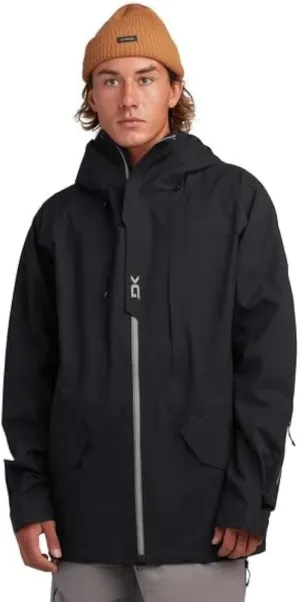 Dakine Ski Jacket, Sender Stretch 3L, Water Resistant, (US, Alpha, Medium, Regular, Regular, Black)