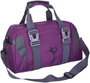 Dance Duffle Bag for Girls Sport Gymnastics Bags for Kids Tap Dancing Bag Jazz Ballet Hip Hop Bag Purple,Girls Duffle Bag