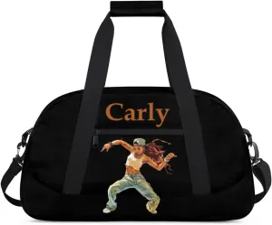 Dance Duffle-Bag for Teens Girls,Custom Hip-Hop-Bag for Dancer,Carry-on Lightweight for Travel-Duffle,Overnight,Workout Hip-hop Dance Girl