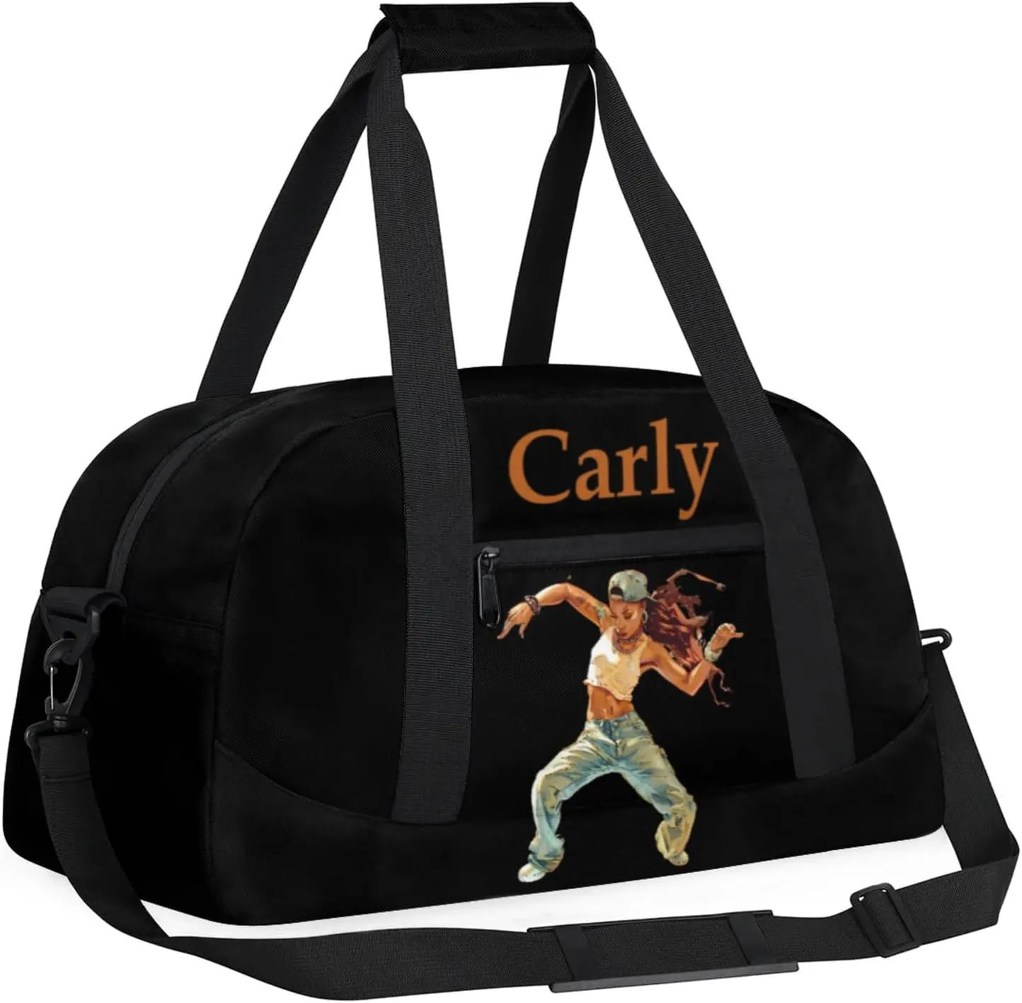 Dance Duffle-Bag for Teens Girls,Custom Hip-Hop-Bag for Dancer,Carry-on Lightweight for Travel-Duffle,Overnight,Workout Hip-hop Dance Girl