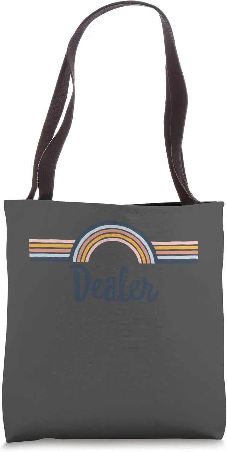 Dealer boho Rainbow Design, Cool Matching Dealer Team Tote Bag
