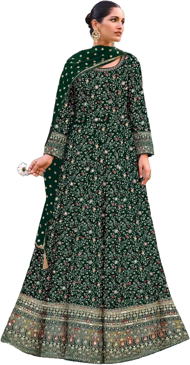 Delisa Fashion New Eid festival salwar kameez ready to wear suit indian pakistani style party embroidered for women-5418