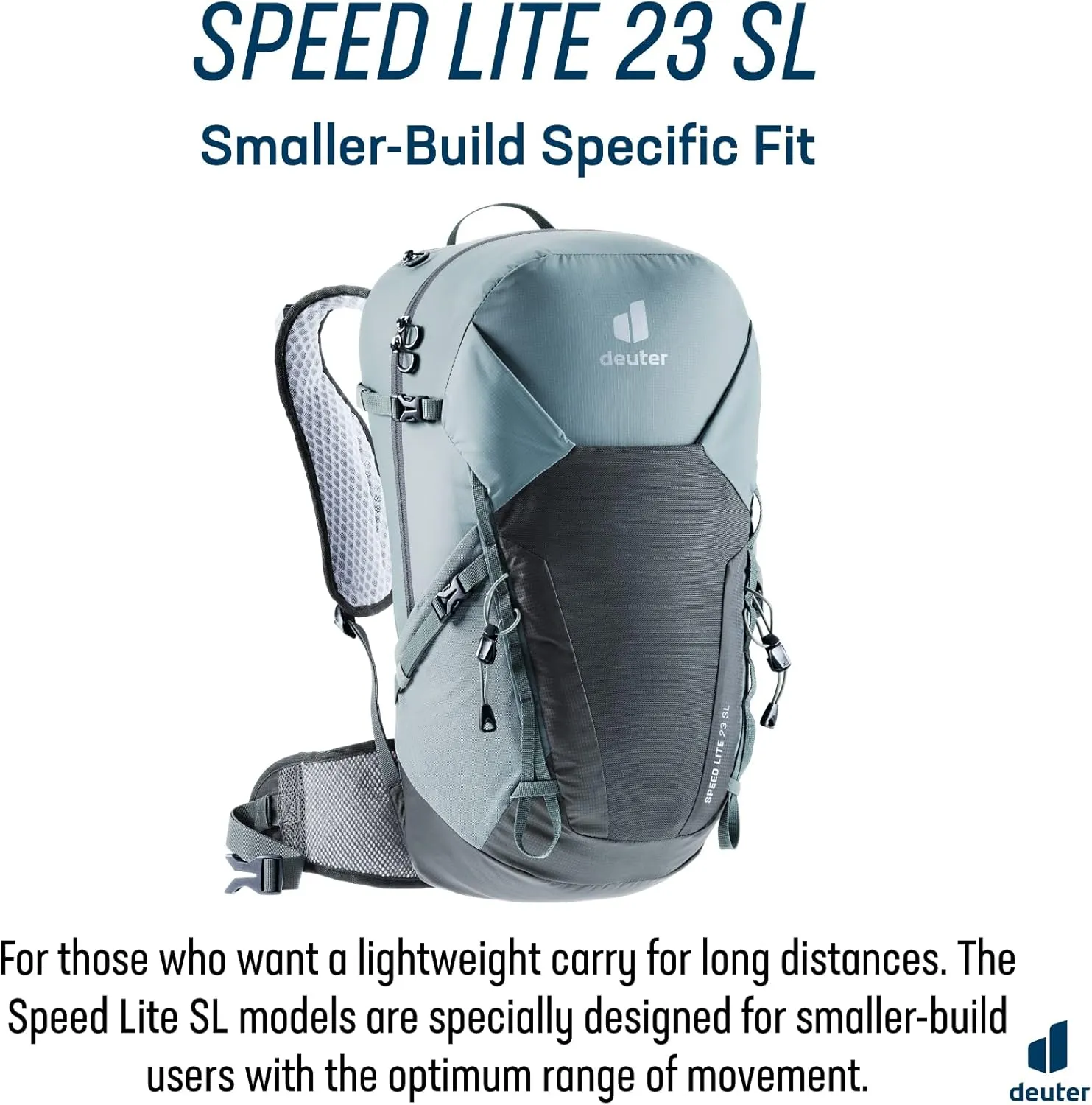 Deuter Women's Speed Lite 23 SL, Shale-Graphite, 23L