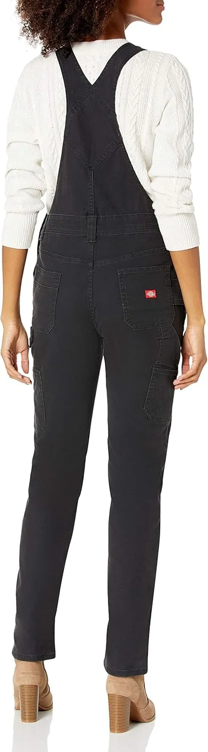 Dickies womens Denim Double Front Bib Overalls