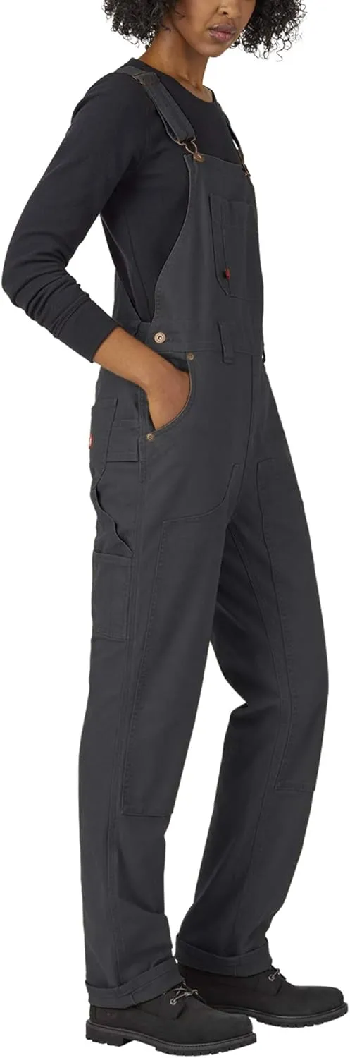 Dickies womens Denim Double Front Bib Overalls