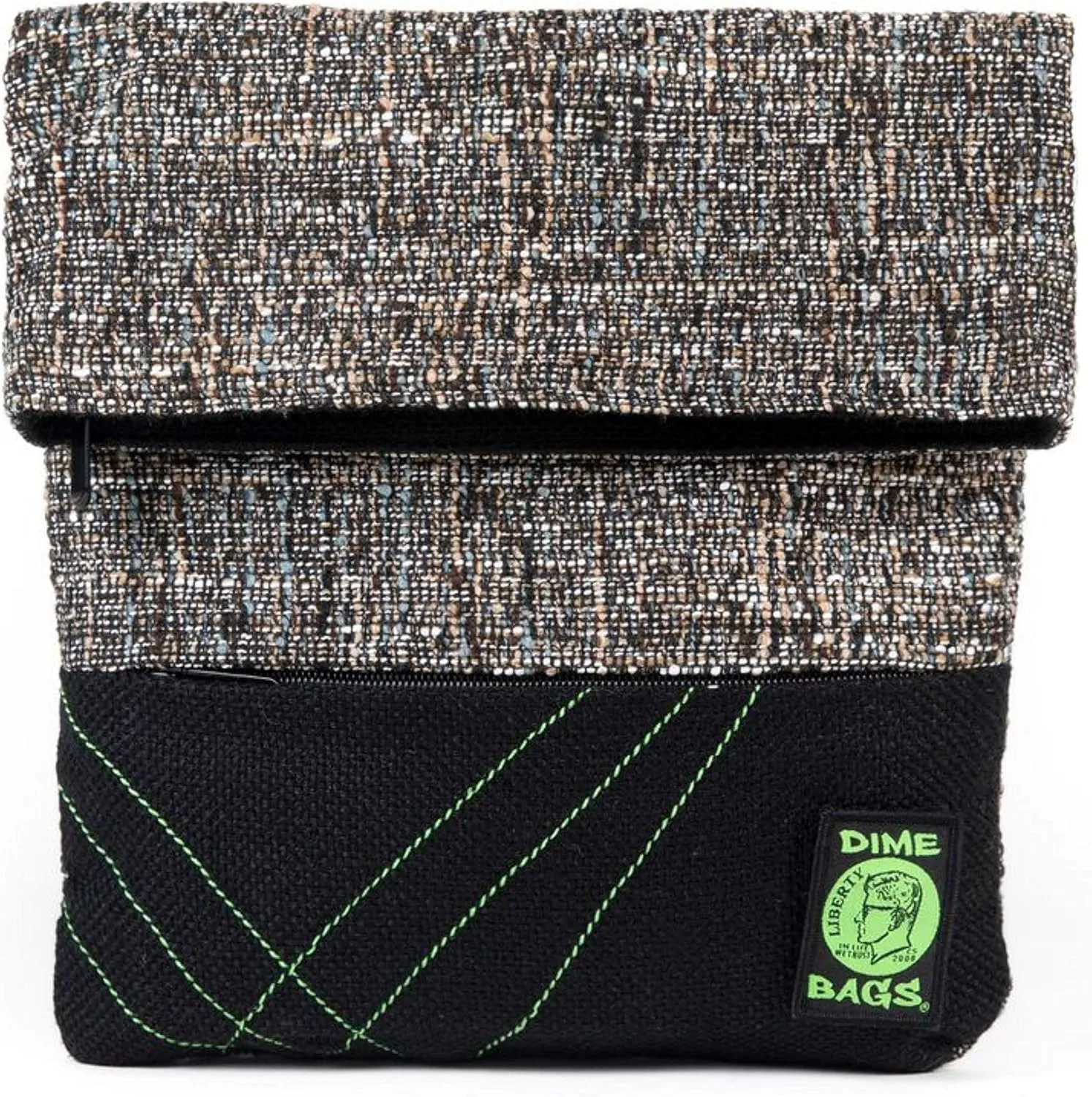 DIME BAGS Large Multi-Purpose Bag | Cross Body Hemp Purse with Adjustable Strap & Included