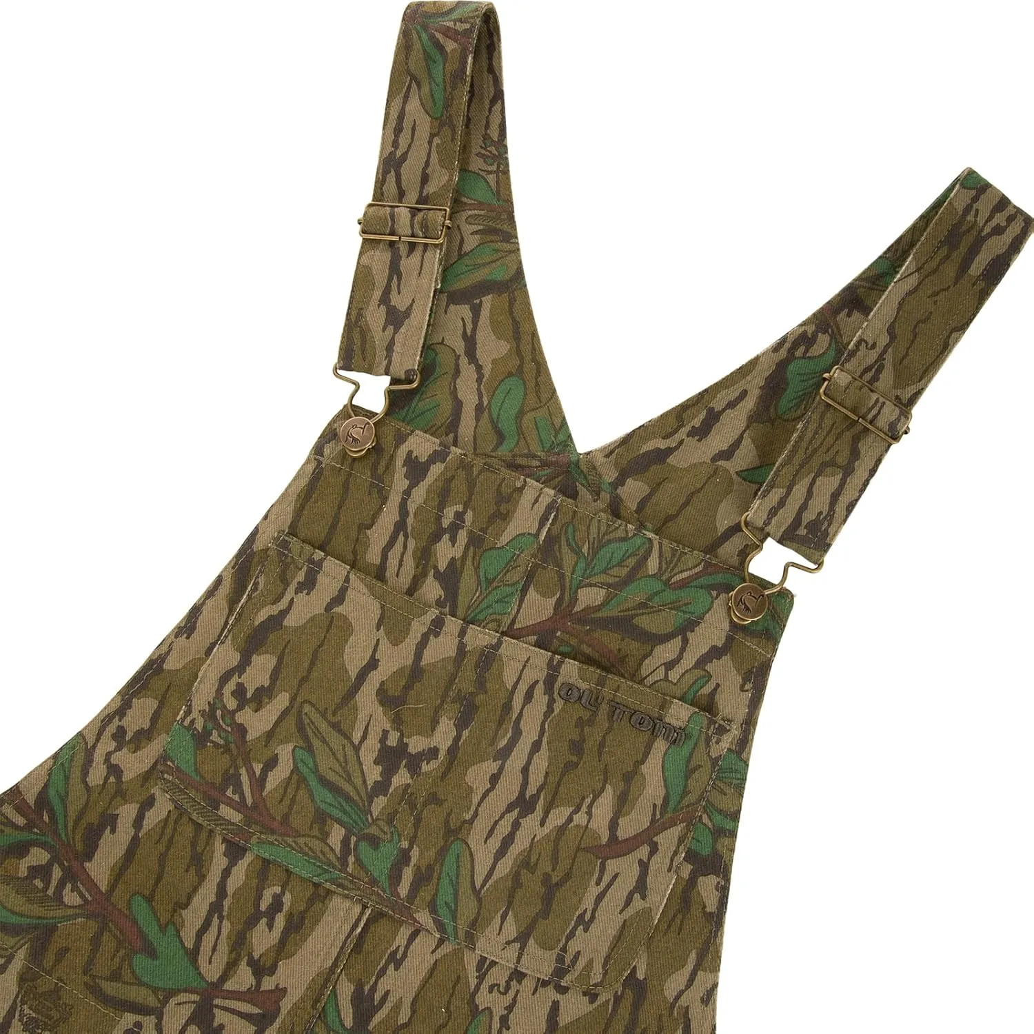 Drake Waterfowl Men's Throwback 80 Field Durable Heavy-Duty Cotton Twill Hunting Bib W/Double-Layer Reinforced Knees