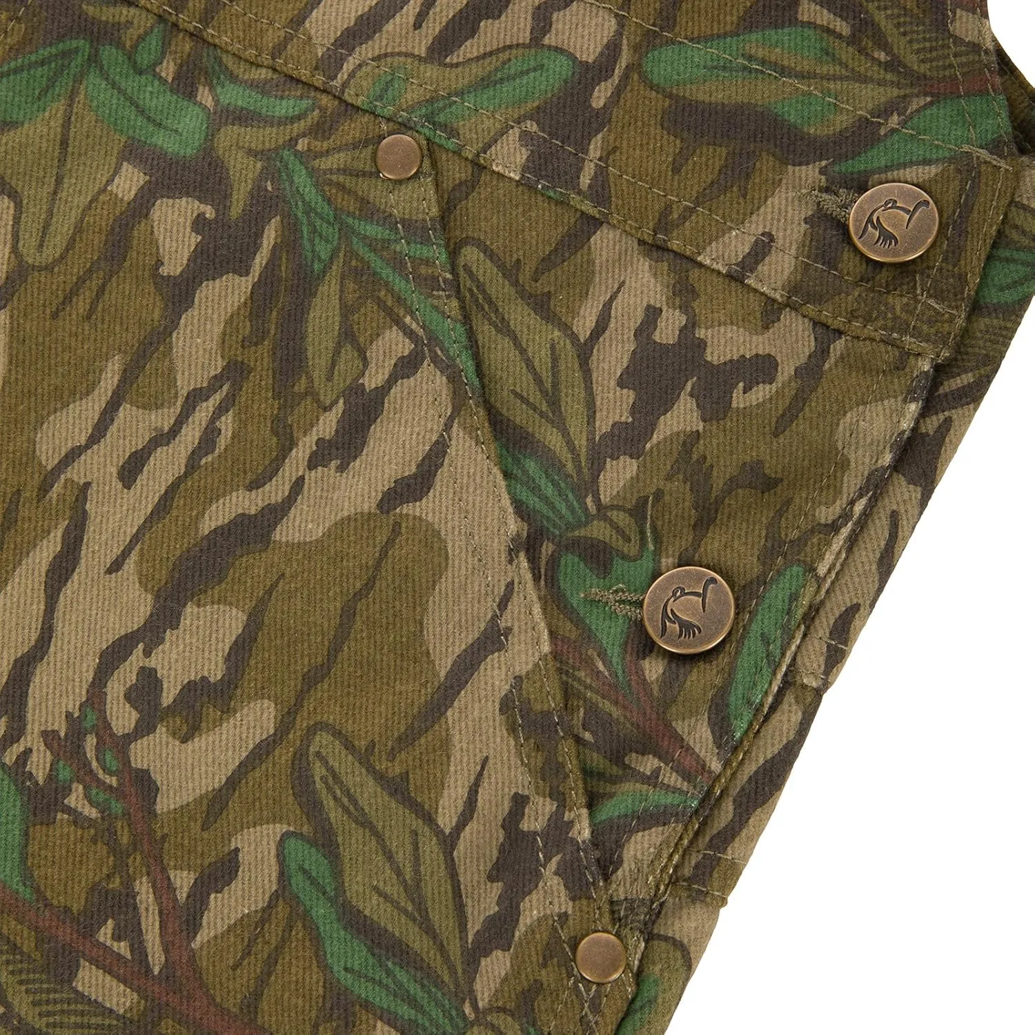 Drake Waterfowl Men's Throwback 80 Field Durable Heavy-Duty Cotton Twill Hunting Bib W/Double-Layer Reinforced Knees