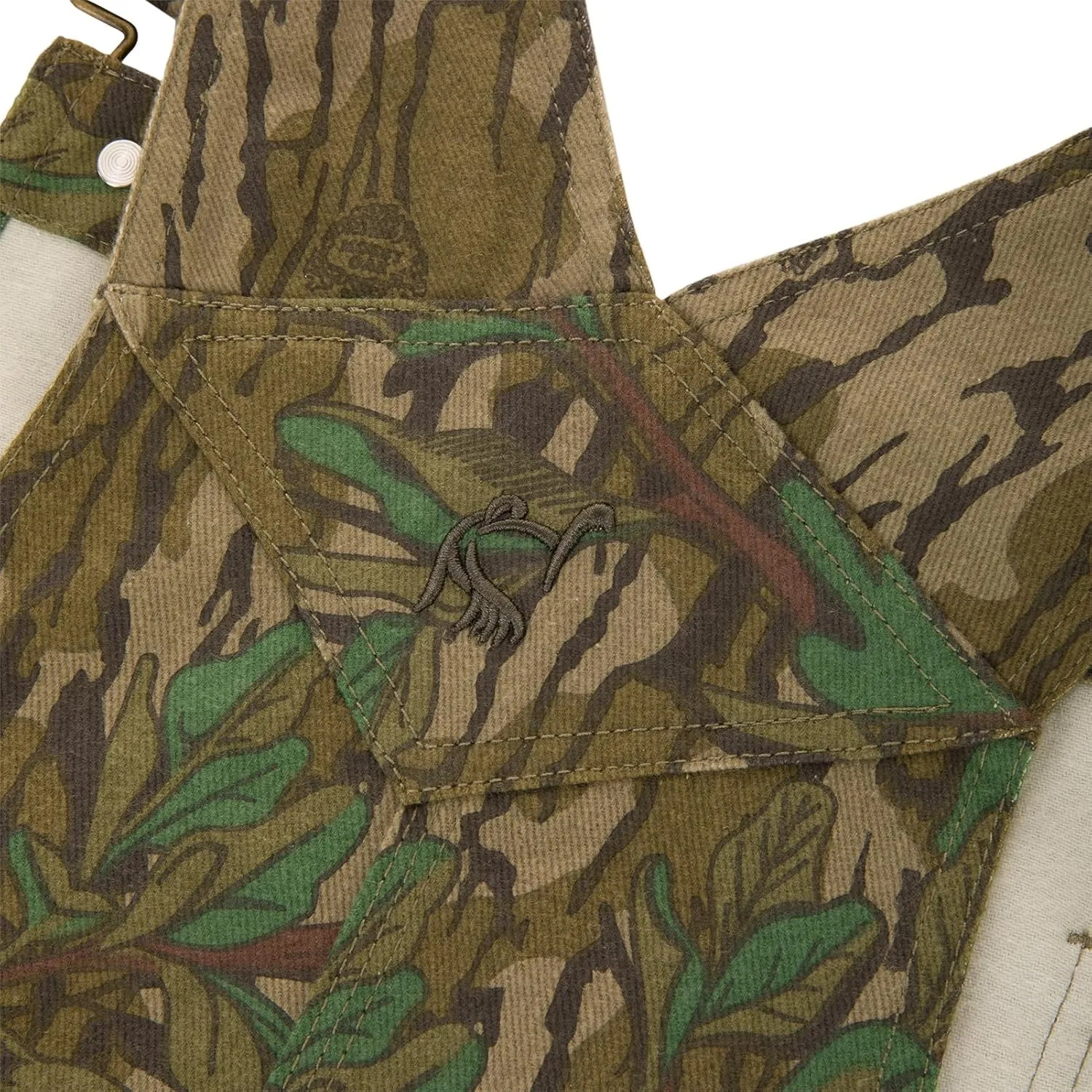 Drake Waterfowl Men's Throwback 80 Field Durable Heavy-Duty Cotton Twill Hunting Bib W/Double-Layer Reinforced Knees