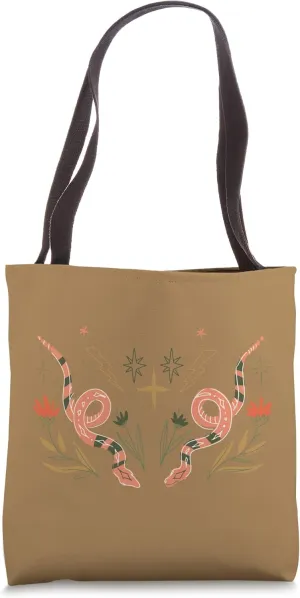 Earth Brown Boho-Chic Design Tote Bag