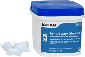 Ecolab Home-Style Laundry Detergent Packs, 60-0.7 Oz, Case Of 2
