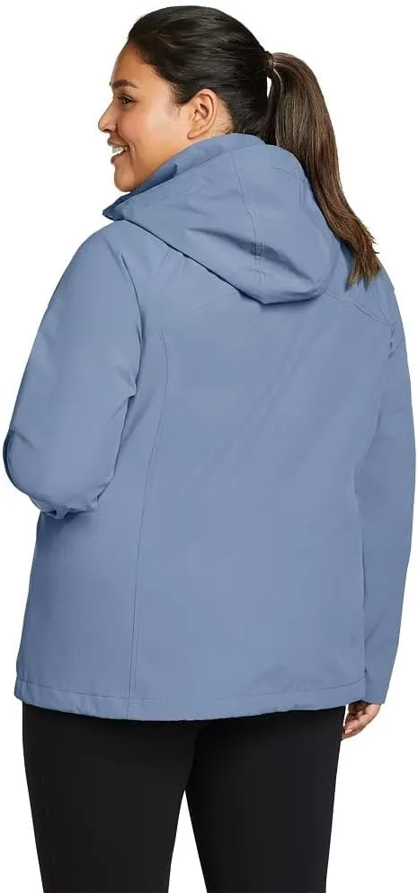 Eddie Bauer Women's Packable Waterproof Rainfoil Rain Jacket