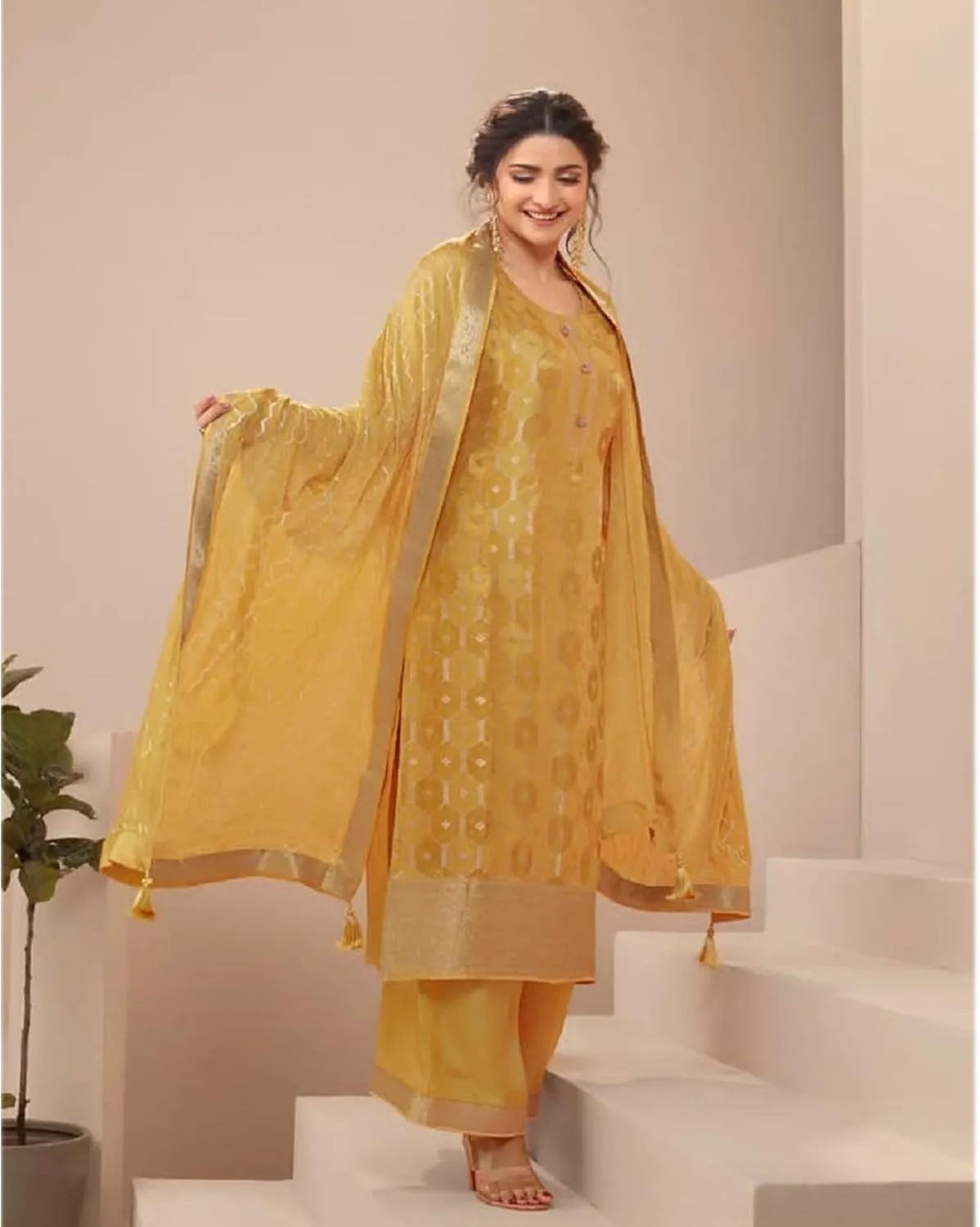 Eid Festival Wear Indian Designer Shalwar Kameez Dupatta Suits Ready to Wear Pakistani Palazzo Dresses